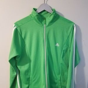 Adidas lightweight full zip warm up jacket
